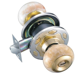 Marble cylindrical lockset